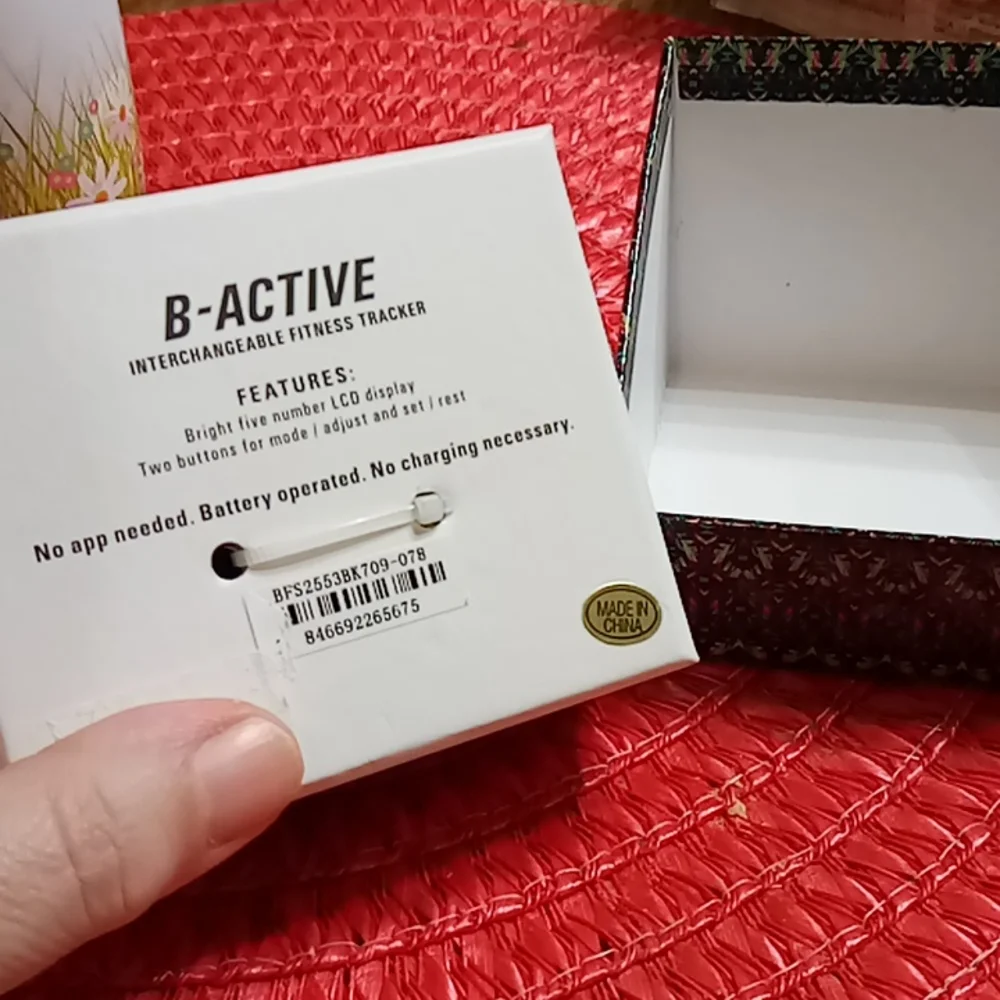 Active USA Interchangeable Fitness Tracker with Multi-Color Bands